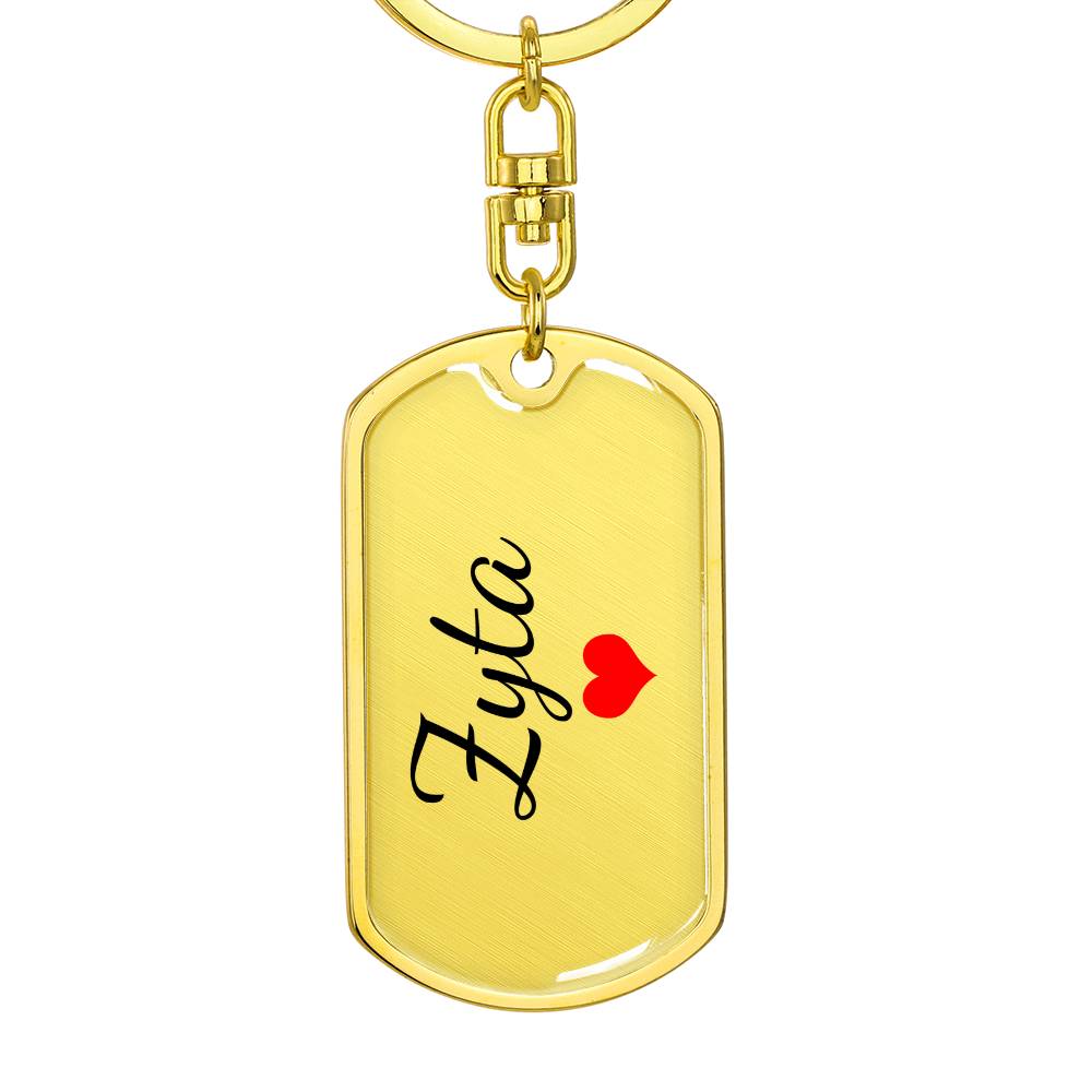 Zyta Keychain – Custom Name Keychain for Women