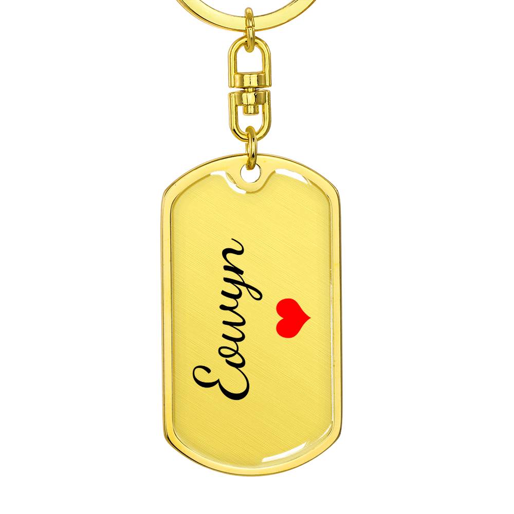 Eowyn Keychain – Custom Name Keychain for Women