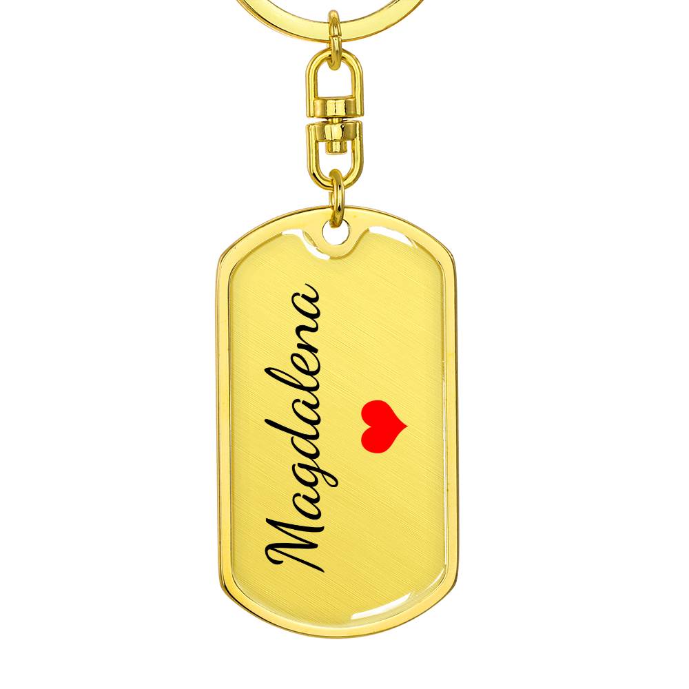Magdalena Keychain – Name Keychain Gift