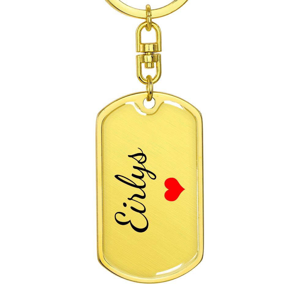 Eirlys Keychain – Custom Name Keychain for Women