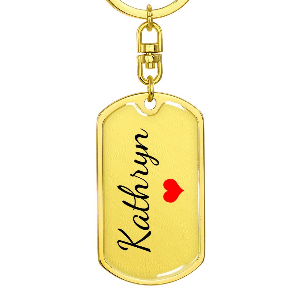 Kathryn Keychain – Name Keychain for Women
