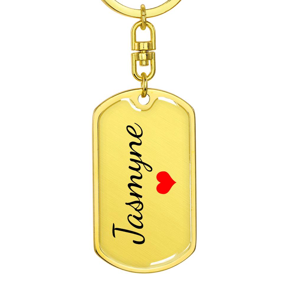 Jasmyne Keychain – Name Keychain for Women