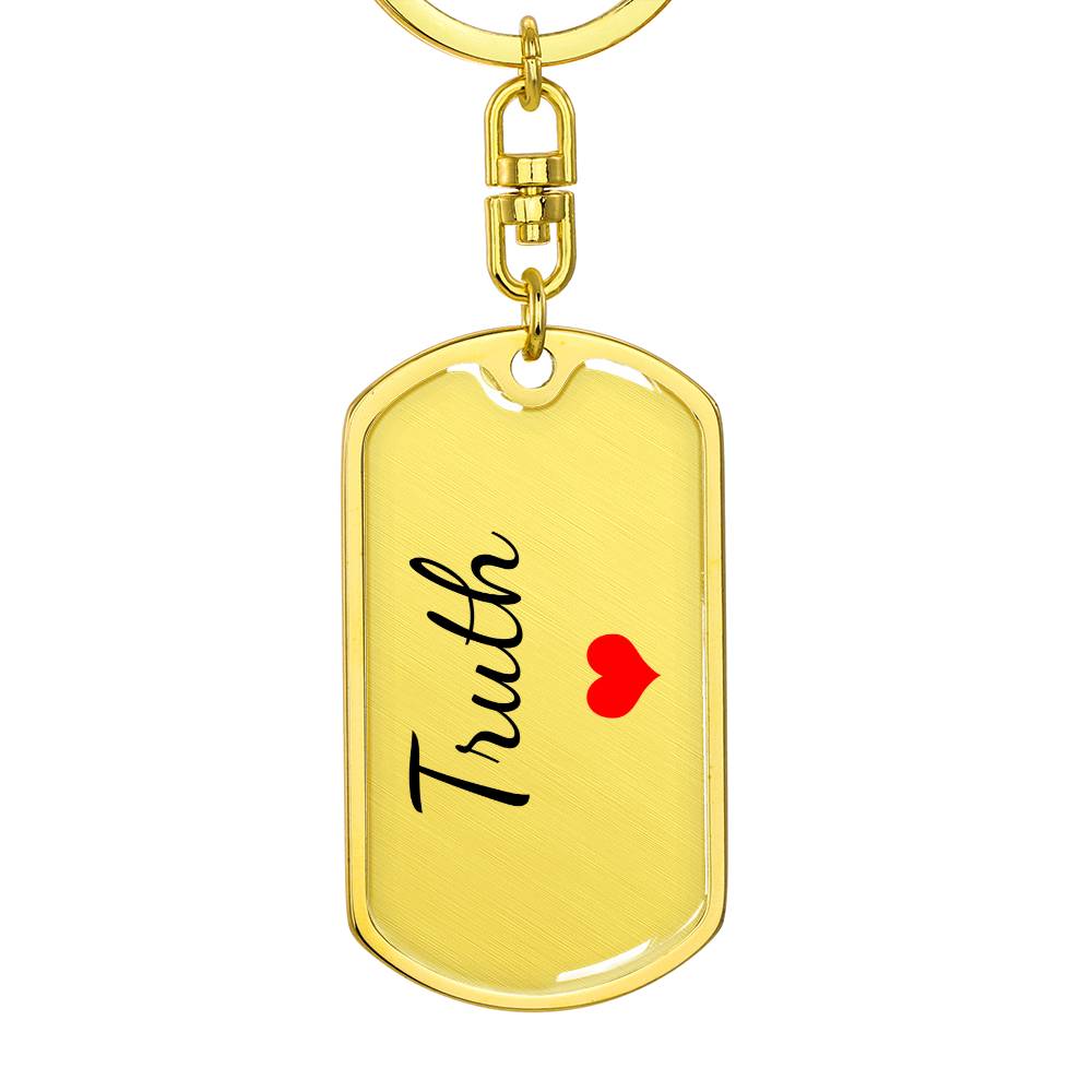 Truth Keychain – Custom Name Keychain for Women
