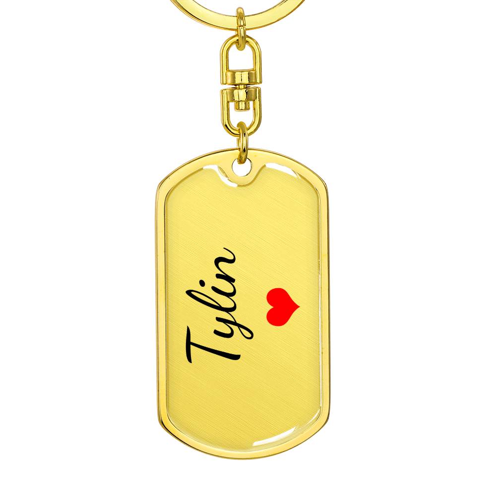 Tylin Keychain – Custom Name Keychain for Women