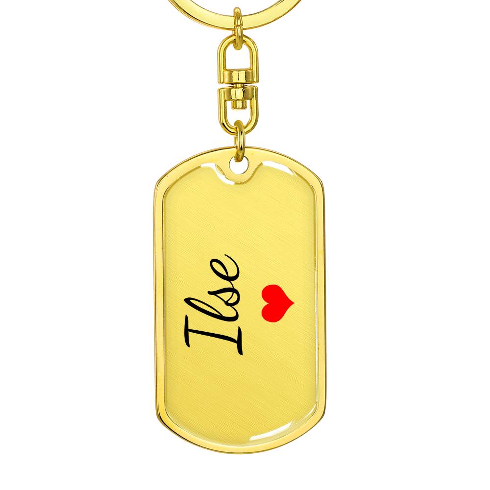 Ilse Keychain – Custom Name Keychain for Women