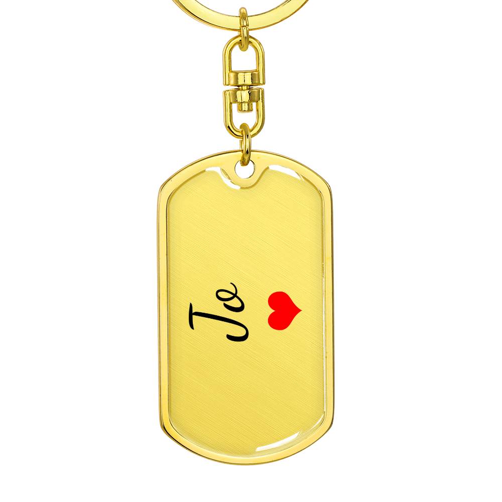 Jo Keychain – Custom Name Keychain for Women