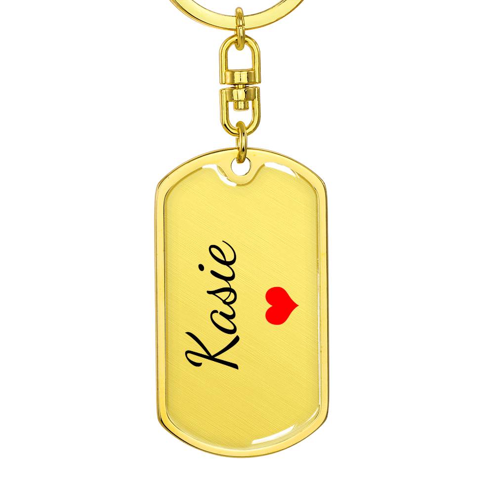 Kasie Keychain – Custom Name Keychain for Women
