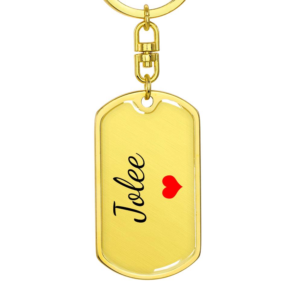 Jolee Keychain – Custom Name Keychain for Women