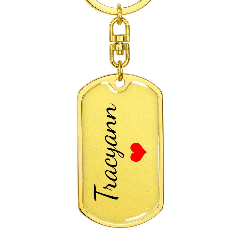 Tracyann Keychain – Name Keychain Gift