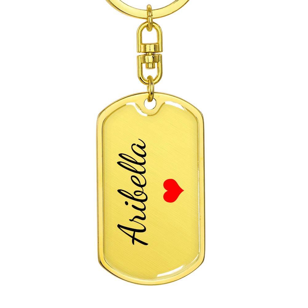 Aribella Keychain – Name Keychain Gift
