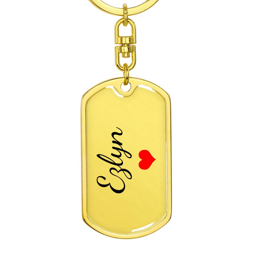 Ezlyn Keychain – Custom Name Keychain for Women