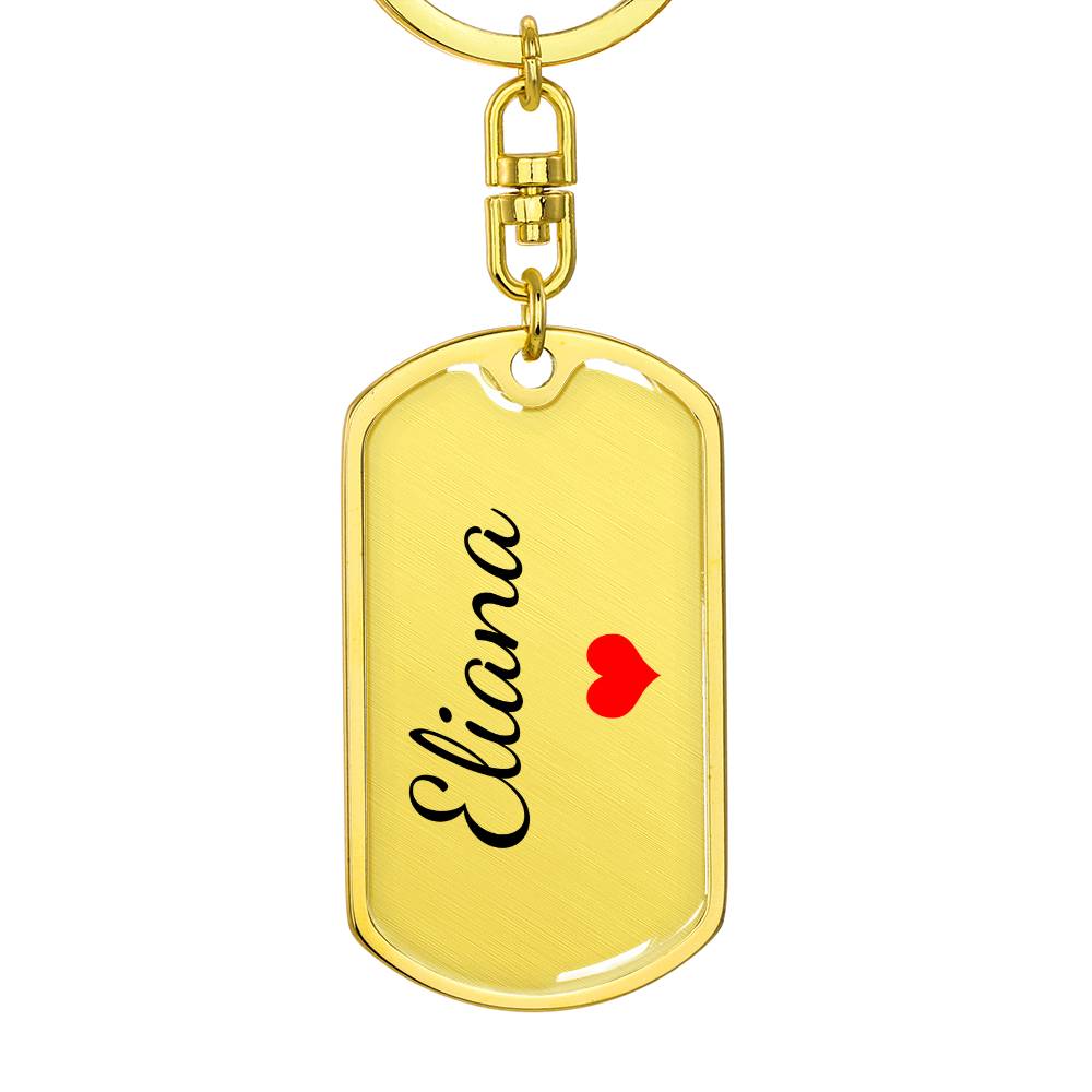 Eliana Keychain – Custom Name Keychain for Women