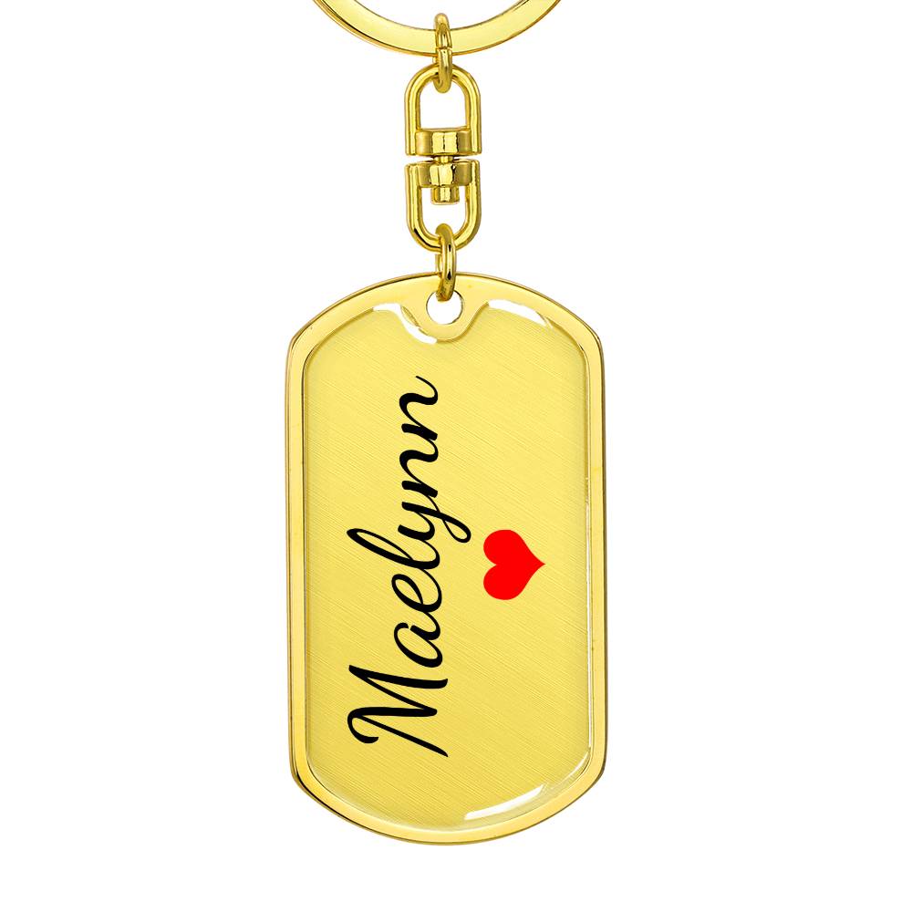 Maelynn Keychain – Name Keychain for Women