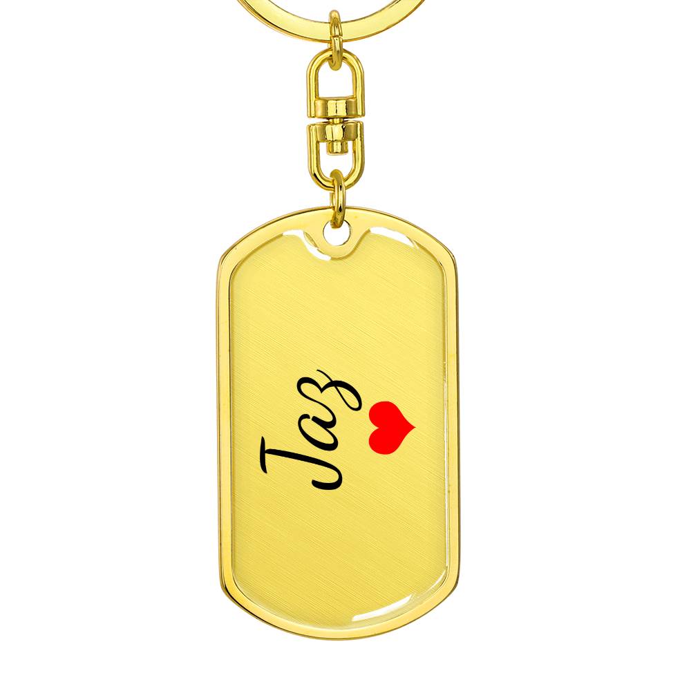 Jaz Keychain – Custom Name Keychain for Women