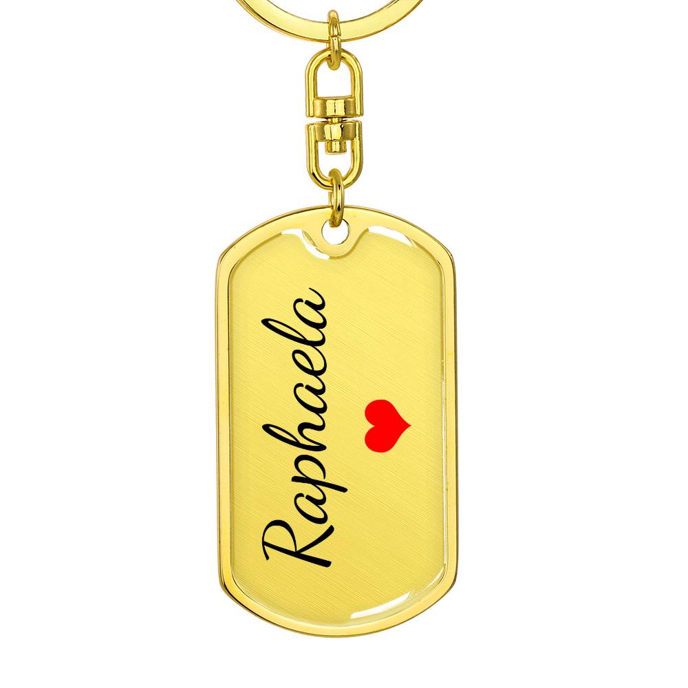 Raphaela Keychain – Name Keychain Gift