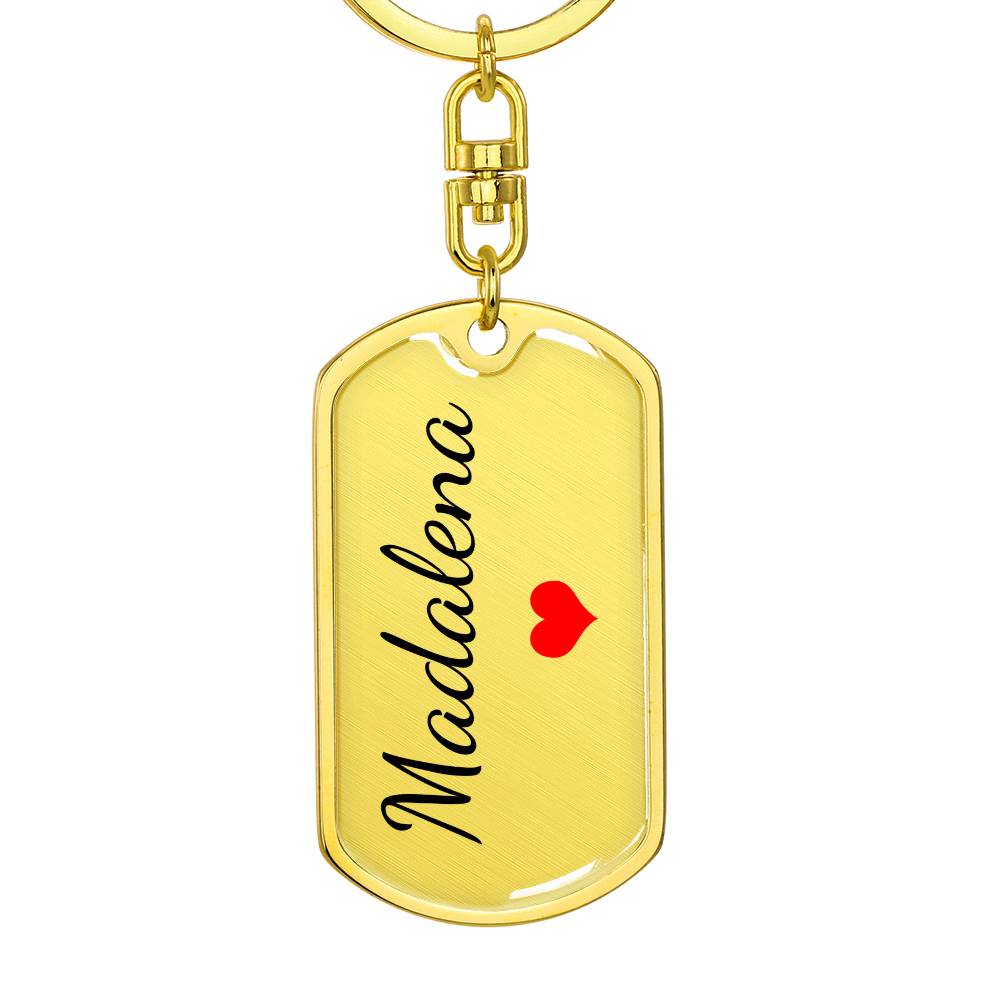 Madalena Keychain – Name Keychain Gift