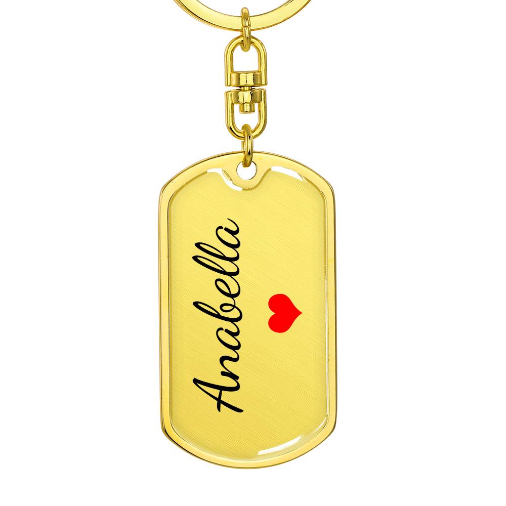 Anabella Keychain – Name Keychain Gift