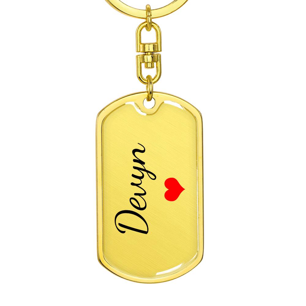 Devyn Keychain – Custom Name Keychain for Women