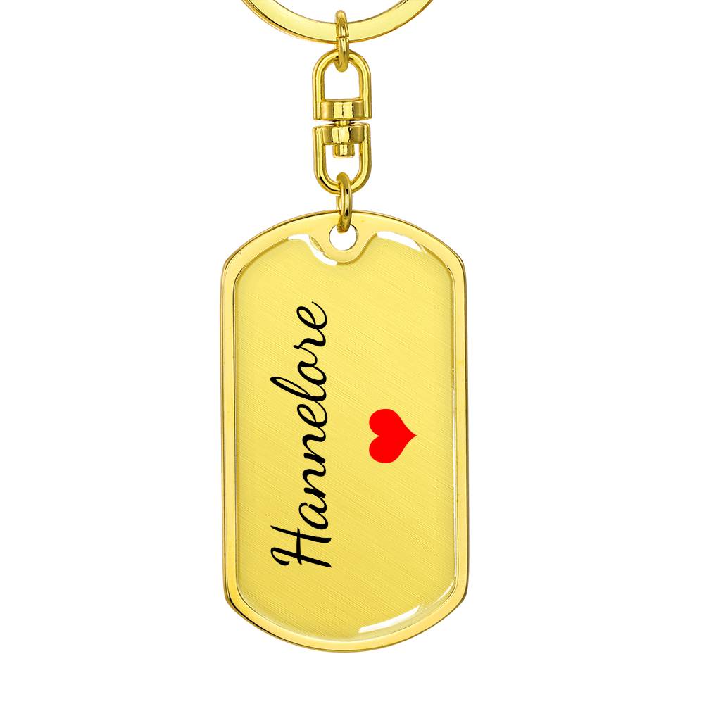Hannelore Keychain – Name Keychain Gift