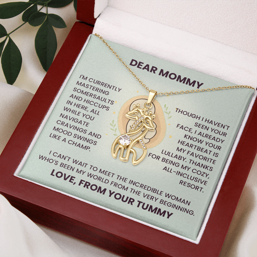 To My Mommy from Unborn Baby Necklace