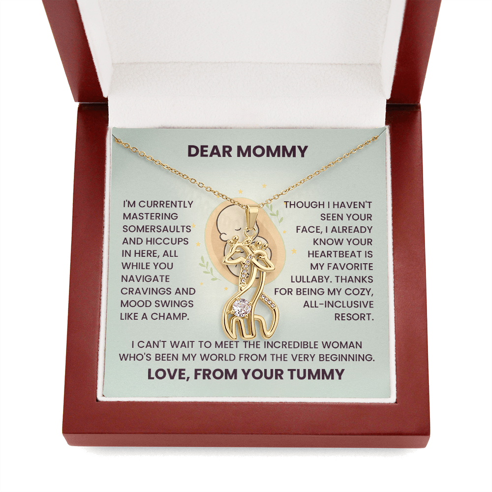To My Mommy from Unborn Baby Necklace