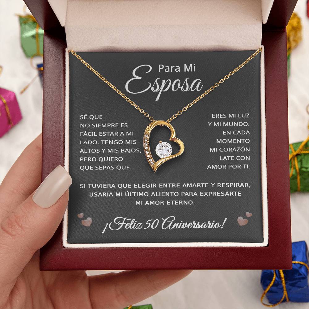 50 Anos de Aniversario Para Mi Esposa - 50 Year Aniversario Gift for Her