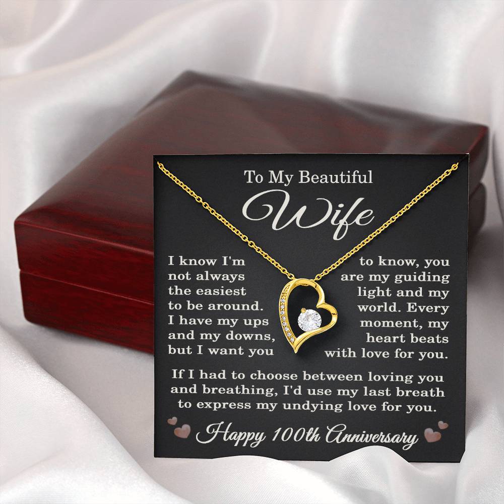 To My Wife Three Part Necklace Mockup - Do not Sync with Website