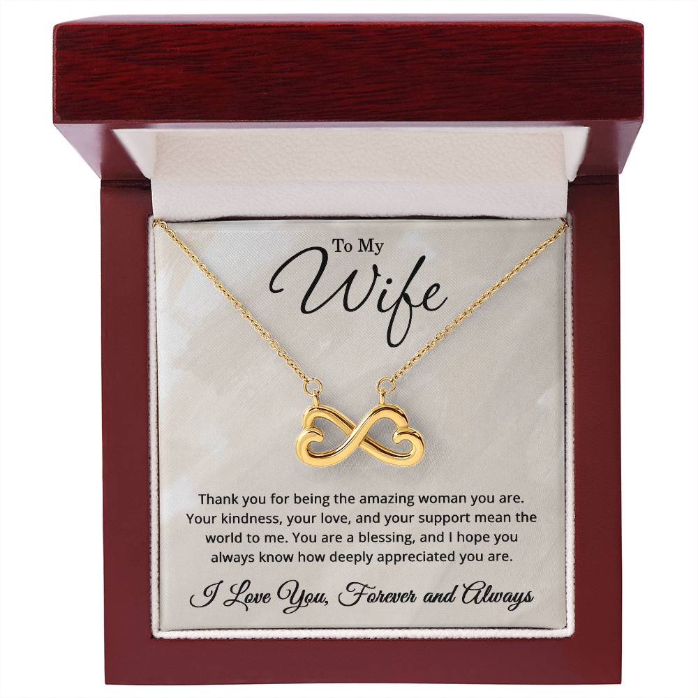 To My Wife Necklace - Birthday Gifts for Wife - Christmas Gifts for Wife