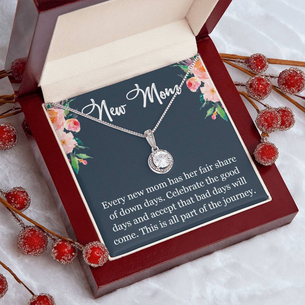 Mother’s Day Necklace for New Mom – Christmas or Birthday Gift for First Time Mother - 1st Time Mom Mother's Day Gift
