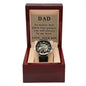Son Christmas Gifts from Son Dad Son Jewelry Dad Watch from Son Dad Fathers Day Gifts from Son Birthday Gifts No Matter How Much Time Passes You Will Always Be My Hero Men's Openwork Watch