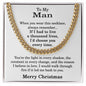 Christmas Necklace for Husband from Wife - Christmas Gift for Him