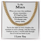 To My Man Chain Necklace