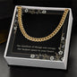Soon to Be Dad Necklace Expecting Father Gift Christmas Gift Fathers Day Birthday The Smallest of Things Can Occupy the Largest Space in Your Heart Cuban Link Chain