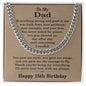 15th Birthday Gifts for Dad - 15th Birthday Necklace for Dad - Gift Ideas for Father's 15th Birthday Birthday