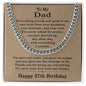 27th Birthday Gifts for Dad - 27th Birthday Necklace for Dad - Gift Ideas for Father's 27th Birthday Birthday
