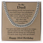 23rd Birthday Gifts for Dad - 23rd Birthday Necklace for Dad - Gift Ideas for Father's 23rd Birthday Birthday