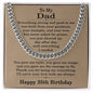 35th Birthday Gifts for Dad - 35th Birthday Necklace for Dad - Gift Ideas for Father's 35th Birthday Birthday
