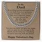 Valentines Day Necklace for Dad
