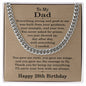 28th Birthday Gifts for Dad - 28th Birthday Necklace for Dad - Gift Ideas for Father's 28th Birthday Birthday