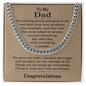 Congratulations Gift for Dad, Graduation Gift for Dad