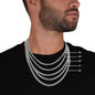 To My King Necklace for Men, To My Man Necklace, Cuban Chain Necklaces for Him for Anniversary Gifts, Birthday, Christmas for Husband and Boyfriend