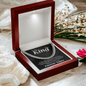 To My King Necklace for Men, To My Man Necklace, Cuban Chain Necklaces for Him for Anniversary Gifts, Birthday, Christmas for Husband and Boyfriend