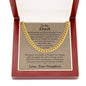 To My Dad Necklace from Daughter, Dad Gift from Daughter, Fathers Day Gifts from Daughter