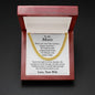 To My Man Necklace with Box - Gift for Husband from Wife