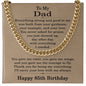 85th Birthday Gifts for Dad - 85th Birthday Necklace for Dad - Gift Ideas for Father's 85th Birthday Birthday