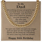 84th Birthday Gifts for Dad - 84th Birthday Necklace for Dad - Gift Ideas for Father's 84th Birthday Birthday