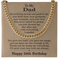 24th Birthday Gifts for Dad - 24th Birthday Necklace for Dad - Gift Ideas for Father's 24th Birthday Birthday