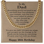 26th Birthday Gifts for Dad - 26th Birthday Necklace for Dad - Gift Ideas for Father's 26th Birthday Birthday