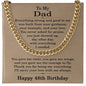 48th Birthday Gifts for Dad - 48th Birthday Necklace for Dad - Gift Ideas for Father's 48th Birthday Birthday