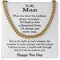 Birthday Necklace for Men - Birthday Gift Ideas for Husband from Wife